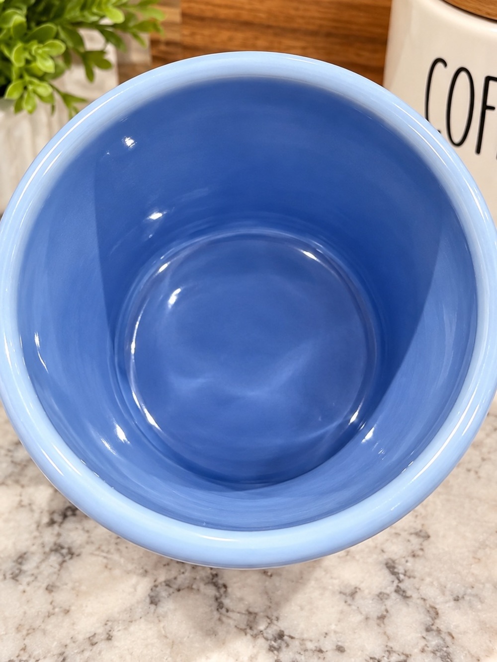 Rae Dunn Blue 'Take Care of Yourself' Ceramic Mug - Picture 4 of 4